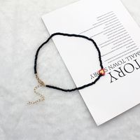 1 Piece Fashion Heart Shape Glass Glass Beaded Women's Necklace sku image 2