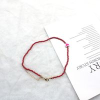 1 Piece Fashion Heart Shape Glass Glass Beaded Women's Necklace sku image 16