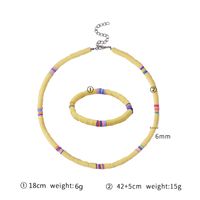 1 Piece Fashion Geometric Soft Clay Plating Women's Necklace main image 4