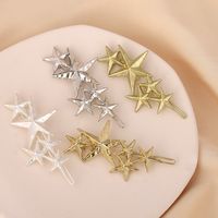 Fashion Star Alloy Plating Hair Clip 1 Piece main image 4