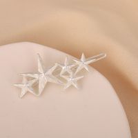 Fashion Star Alloy Plating Hair Clip 1 Piece sku image 2