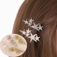 Fashion Star Alloy Plating Hair Clip 1 Piece main image 1