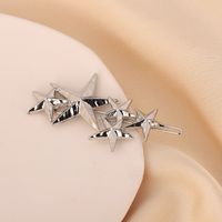 Fashion Star Alloy Plating Hair Clip 1 Piece sku image 4