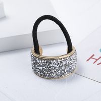 Fashion Geometric Alloy Plating Artificial Diamond Hair Tie sku image 3