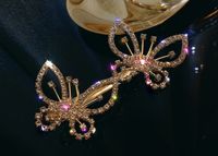 Brillante Mariposa Aleación Enchapado Diamantes De Imitación Pinza Para El Cabello sku image 1