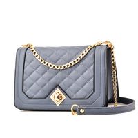 Women's Small Pu Leather Solid Color Elegant Classic Style Square Zipper Crossbody Bag main image 3