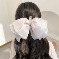 Fashion Bow Knot Cloth Hair Clip 1 Piece sku image 4