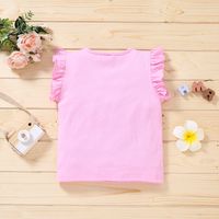 Fashion Solid Color Patchwork Cotton T-shirts & Blouses main image 2