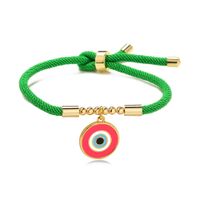 Fashion Eye Copper Enamel Plating Bracelets 1 Piece main image 2