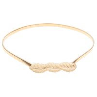 Simple Style Leaf Alloy Iron Women'S Chain Belts sku image 3