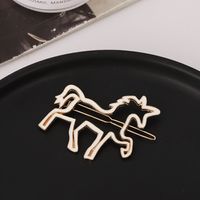 Simple Style Horse Alloy Plating Hair Clip 1 Piece sku image 1
