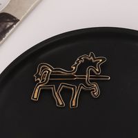 Simple Style Horse Alloy Plating Hair Clip 1 Piece sku image 2