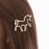 Simple Style Horse Alloy Plating Hair Clip 1 Piece main image 2
