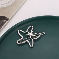Simple Style Starfish Alloy Plating Hair Clip 1 Piece sku image 2