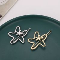 Simple Style Starfish Alloy Plating Hair Clip 1 Piece main image 2