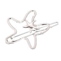 Simple Style Starfish Alloy Plating Hair Clip 1 Piece main image 3