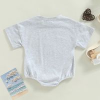 Fashion Letter Cotton Baby Rompers main image 4