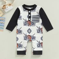 Fashion Cattle Cotton Baby Rompers main image 6