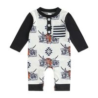 Fashion Cattle Cotton Baby Rompers main image 3