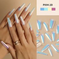 Fashion Solid Color Resin Wear Manicure 1 Set sku image 2