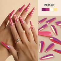 Fashion Solid Color Resin Wear Manicure 1 Set sku image 10