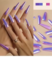 Fashion Solid Color Resin Wear Manicure 1 Set main image 1