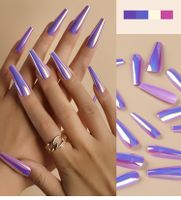 Fashion Solid Color Resin Wear Manicure 1 Set main image 6