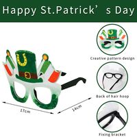 St. Patrick Cartoon Plastic Felt Party Costume Props 1 Piece main image 3