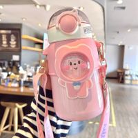 Cute Cartoon Stainless Steel Plastic Silica Gel Thermos Cup 1 Piece main image 3