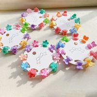 Cute Star Heart Shape Flower Plastic Resin Hair Clip 1 Set main image 5