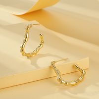 Fashion Heart Shape Copper Plating Ear Studs 1 Pair main image 1