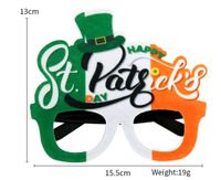 St. Patrick Cartoon Plastic Felt Party Costume Props 1 Piece sku image 1