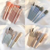 Simple Style Artificial Fiber Aluminum Tube Makeup Tool Sets 1 Set main image 3