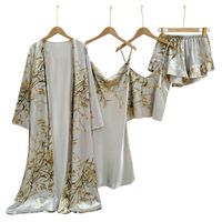 Women's Fashion Cherry Imitated Silk Polyester Suit main image 4