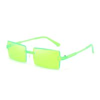 Simple Style Solid Color Pc Square Frameless Women's Sunglasses sku image 26