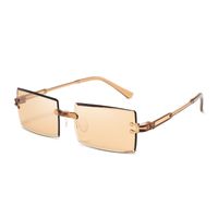 Simple Style Solid Color Pc Square Frameless Women's Sunglasses sku image 6