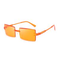 Simple Style Solid Color Pc Square Frameless Women's Sunglasses sku image 1