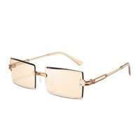 Simple Style Solid Color Pc Square Frameless Women's Sunglasses sku image 18