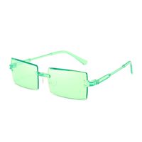 Einfacher Stil Einfarbig Pc Quadrat Rahmenlos Sonnenbrille Der Frauen sku image 28