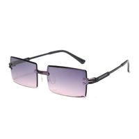 Simple Style Solid Color Pc Square Frameless Women's Sunglasses sku image 51