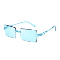 Simple Style Solid Color Pc Square Frameless Women's Sunglasses sku image 3