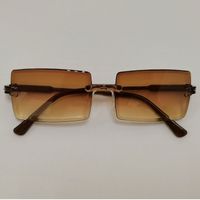 Einfacher Stil Einfarbig Pc Quadrat Rahmenlos Sonnenbrille Der Frauen sku image 47