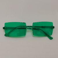 Einfacher Stil Einfarbig Pc Quadrat Rahmenlos Sonnenbrille Der Frauen sku image 35