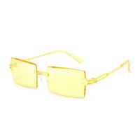Simple Style Solid Color Pc Square Frameless Women's Sunglasses sku image 11