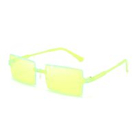 Einfacher Stil Einfarbig Pc Quadrat Rahmenlos Sonnenbrille Der Frauen sku image 15