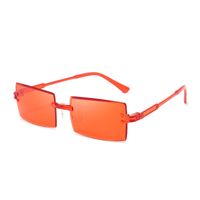 Einfacher Stil Einfarbig Pc Quadrat Rahmenlos Sonnenbrille Der Frauen main image 3