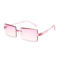 Simple Style Solid Color Pc Square Frameless Women's Sunglasses sku image 53