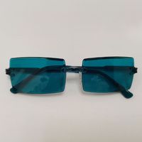 Einfacher Stil Einfarbig Pc Quadrat Rahmenlos Sonnenbrille Der Frauen sku image 32