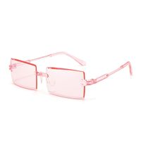 Einfacher Stil Einfarbig Pc Quadrat Rahmenlos Sonnenbrille Der Frauen sku image 20