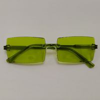 Simple Style Solid Color Pc Square Frameless Women's Sunglasses sku image 36